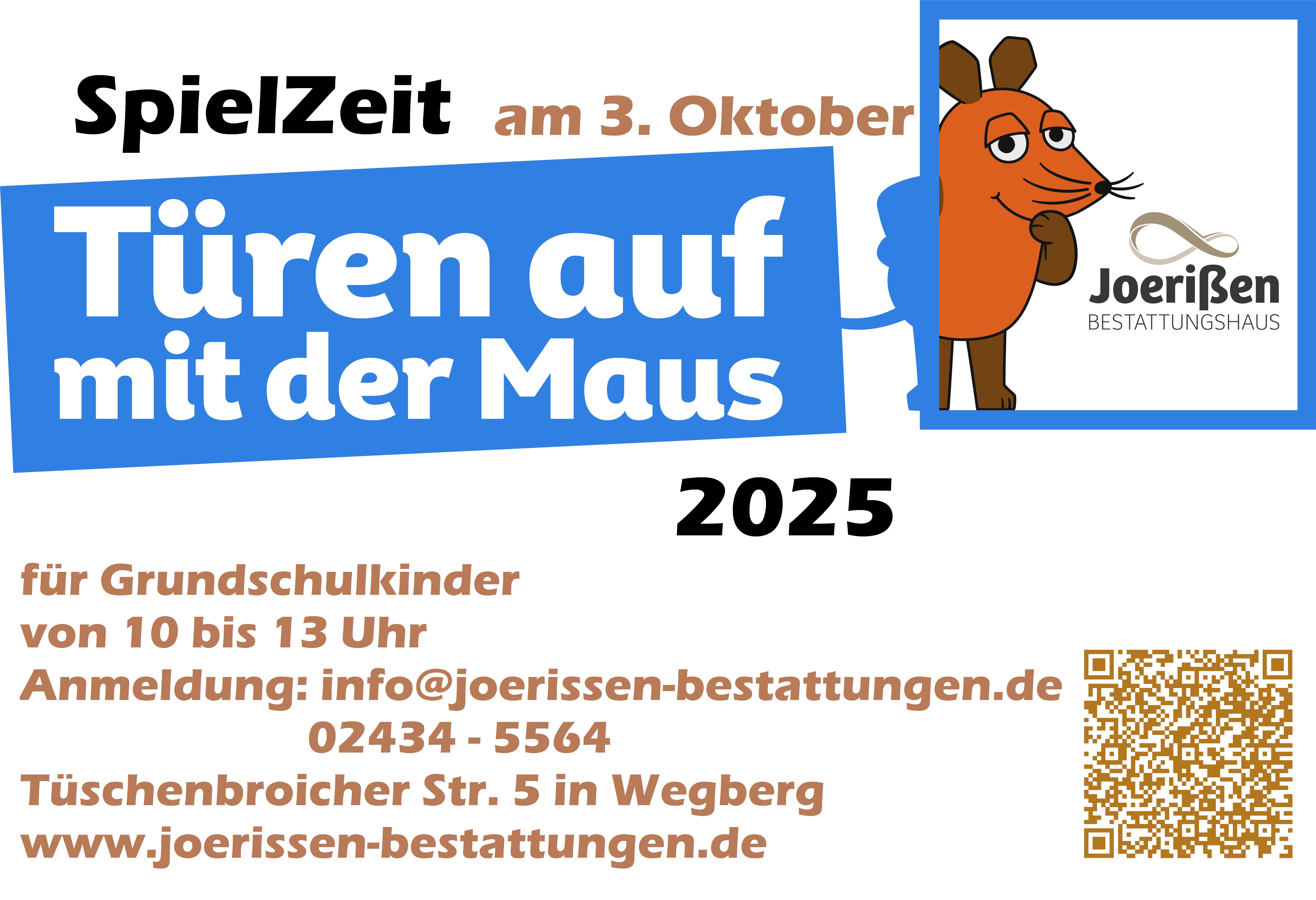 Noch Plätze frei beim "Türen auf!"-Tag des WDR am 3.10.